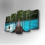 Wallity Cuadro Decorativo en Lienzo 5 Piezas 5PUC-026 Multicolor